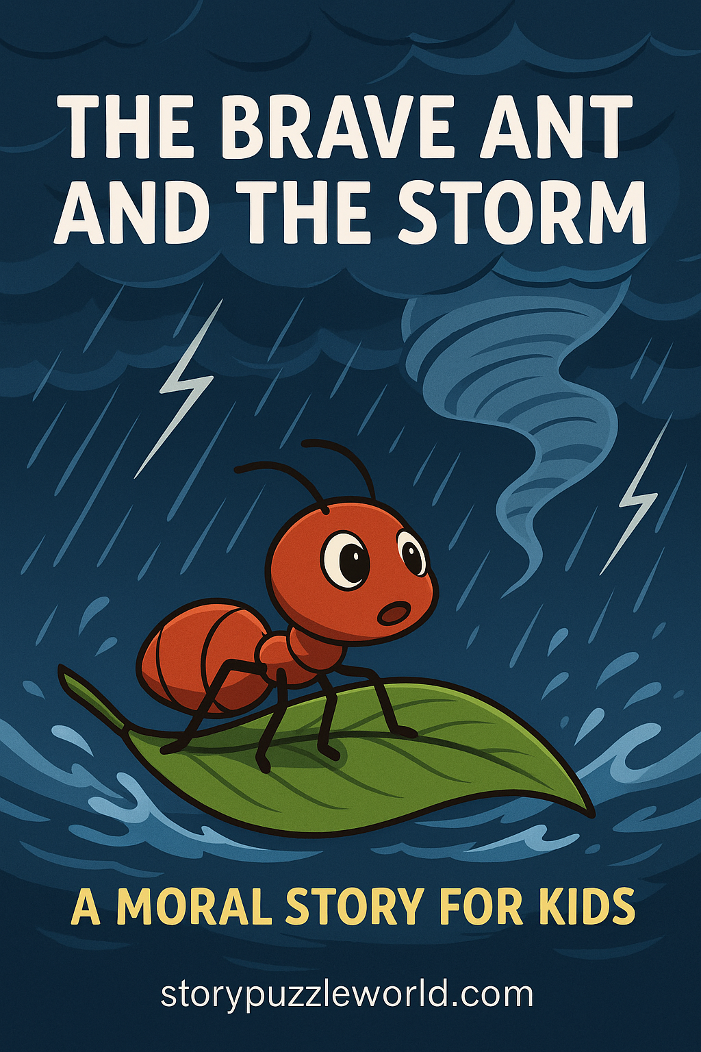 The Brave Ant and the Storm 🐜🌪️ – A Moral Story for Kids - “Story ...